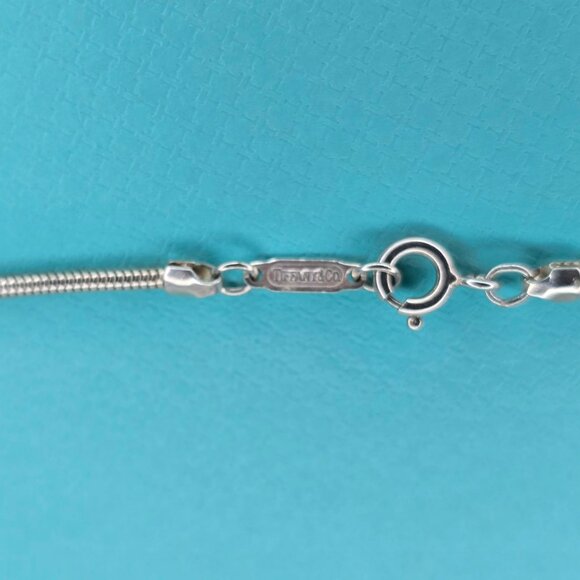 Tiffany & Co. 1837 bar Pendant on 18" Chain - Picture 4 of 6